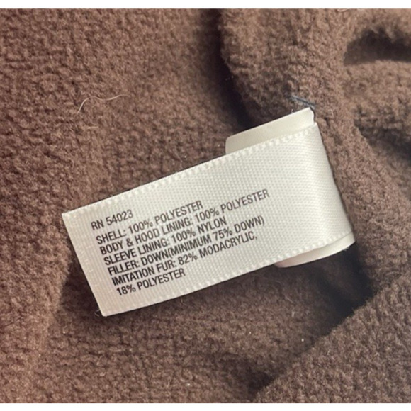 Baby Gap Baby Snowsuit Pink Puffer Down Filled Faux Fur Hood Zip Up 18-24 Months - Picture 5 of 13